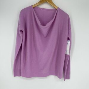 Cashmere Sundance purple sweater small